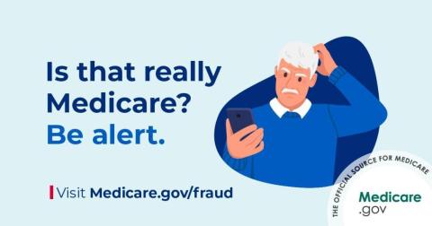 picture of medicare.gov alert