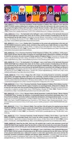 ECCSW WHM 2026 Events Calendar