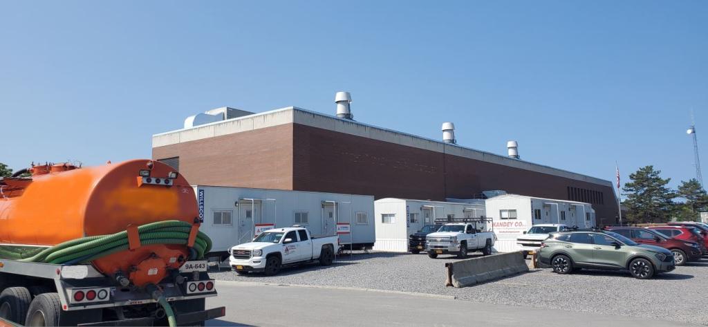 Septage hauler disposing at an Erie County Sewer District facility