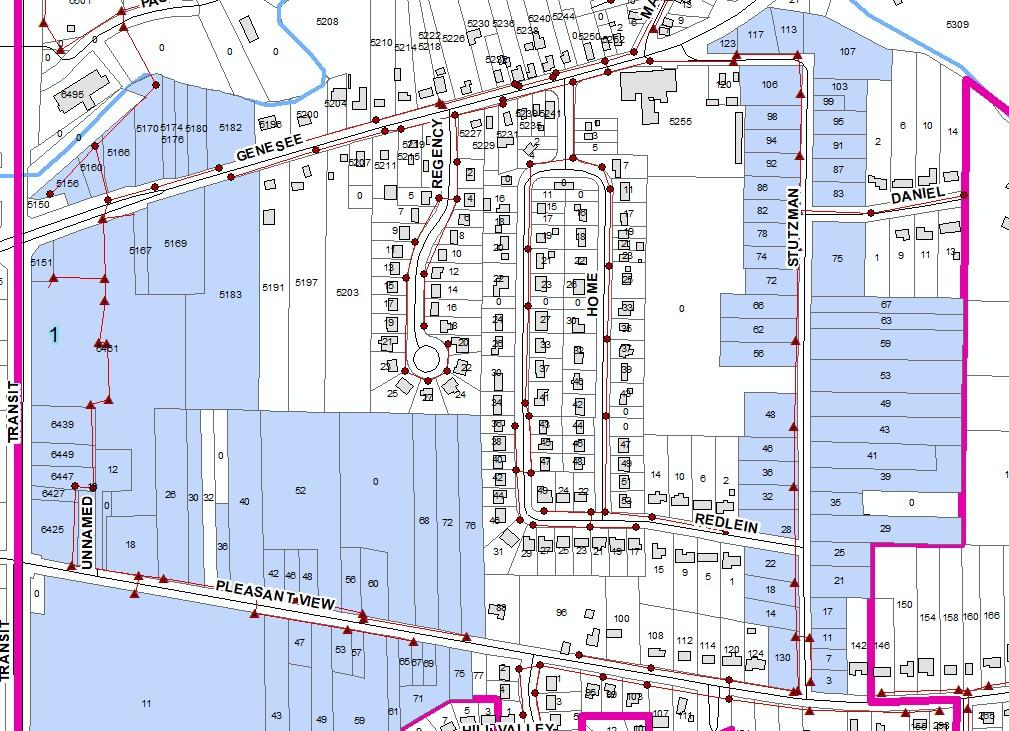 map of parcels being smoke tested