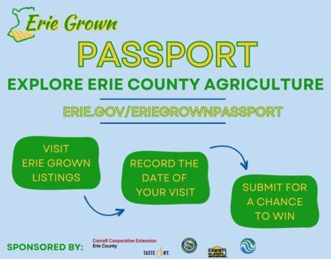 erie grown passport how to card