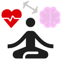 Icons representing health and wellness