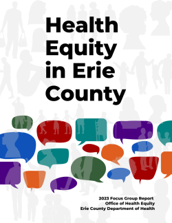 Cover image of report with colorful abstract graphics of word balloons