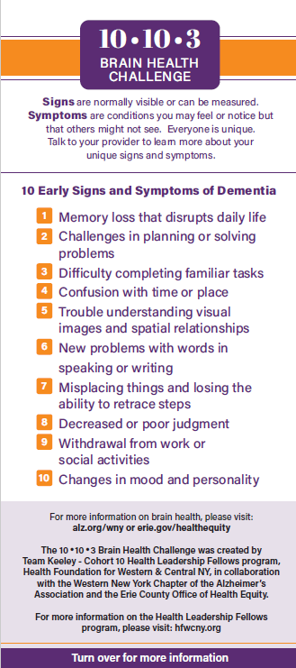 Preview of Printable 10-10-3 Challenge PDF Flyer (Front)