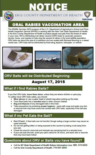 Oral Rabies Vaccine Aug2015