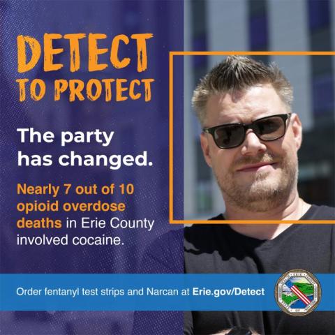 The party has changed. Nearly 7 out of 10 opioid overdose deaths in Erie County involved cocaine.