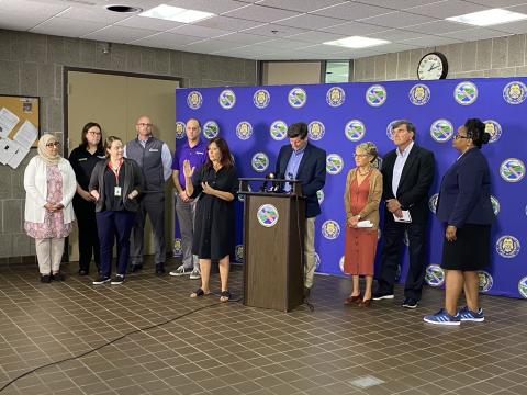 Erie County officials and representatives from community agencies share ways to prepare for emergencies during National Preparedness Month