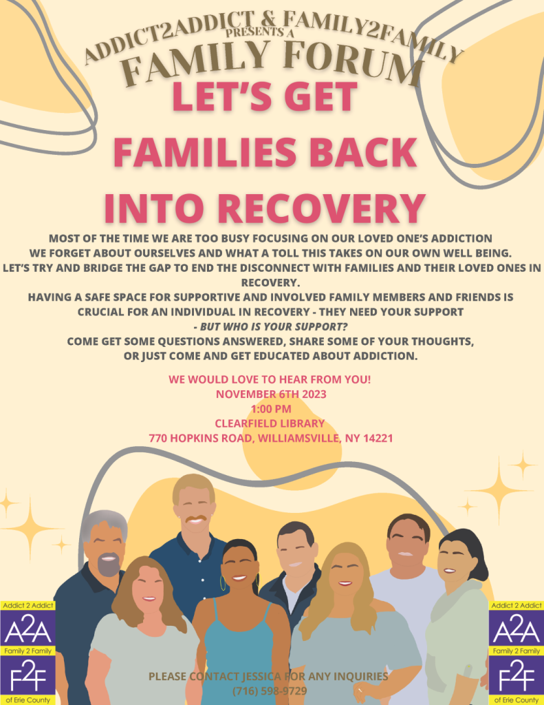 Family Forum Flyer for 11.6.23