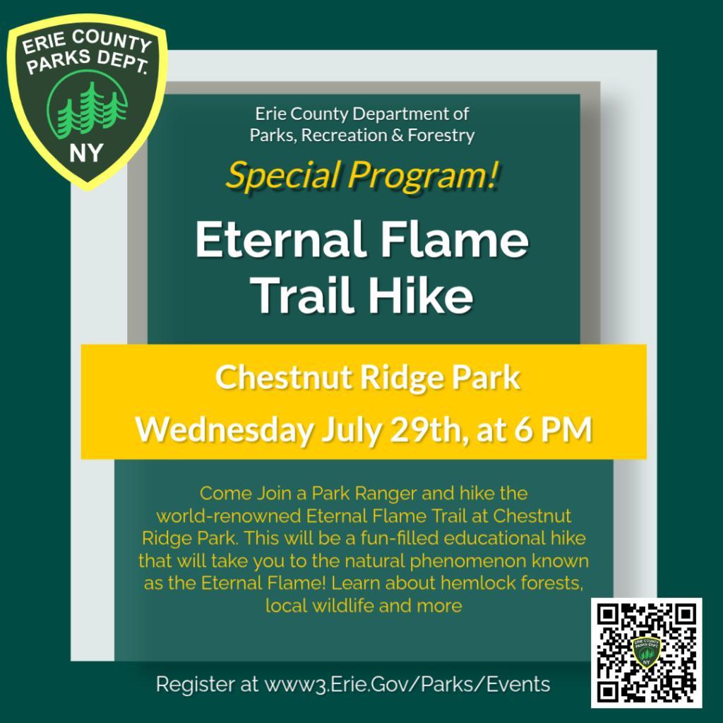 Eternal Flame Hike July 29, 2026