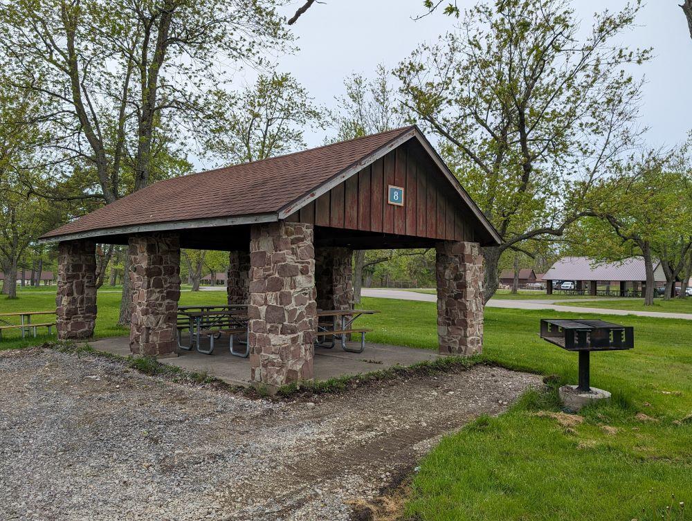 Como Lake Park shelter 8