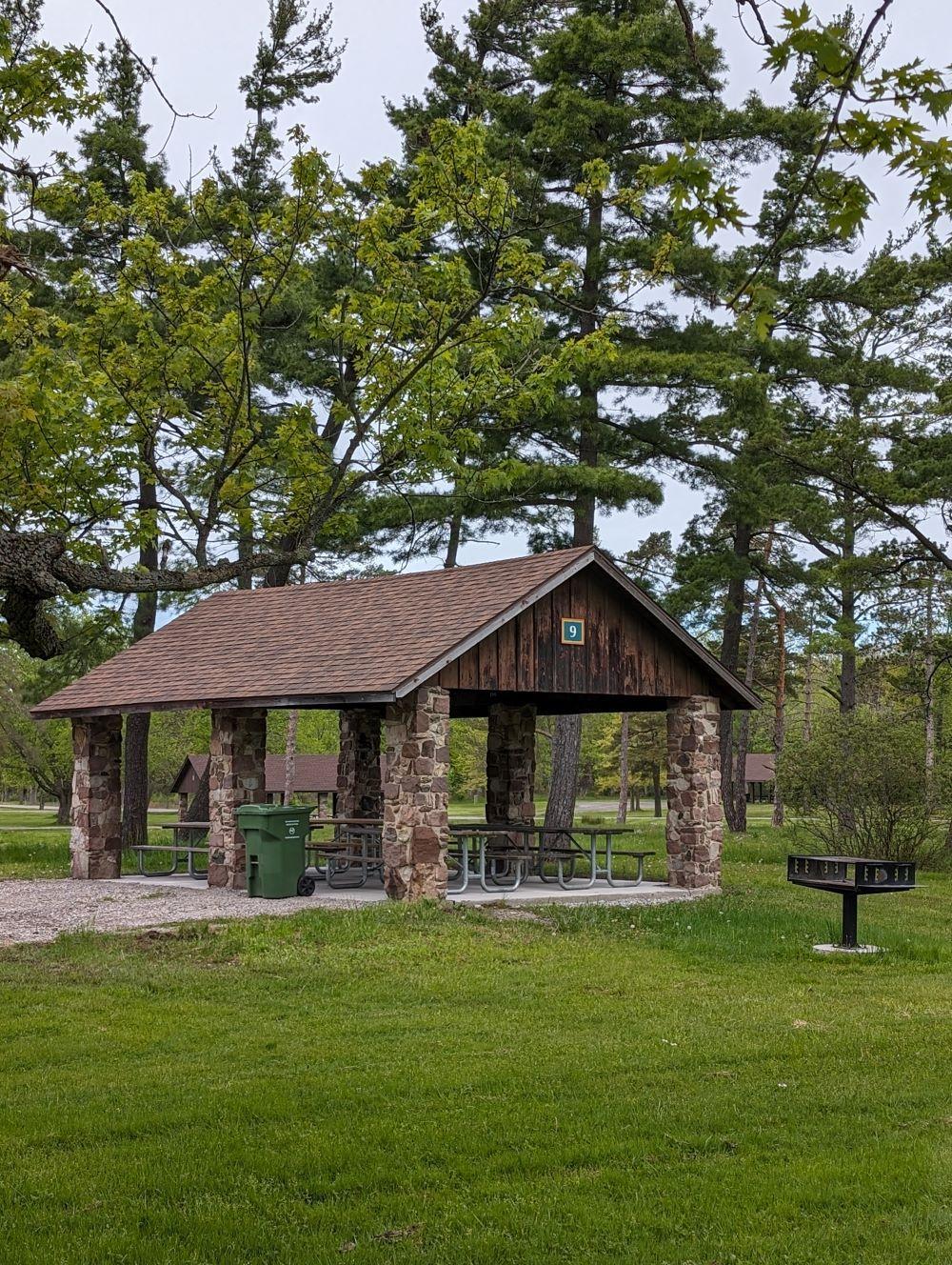 Como Lake Park shelter 9