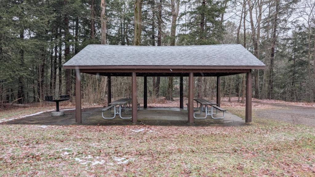 Shelter 7 at Emery Park is available to reserve, accommodates 40 people.
