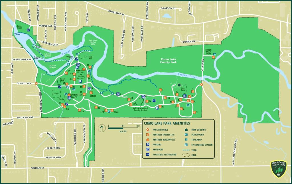 Como Park Amenities Map