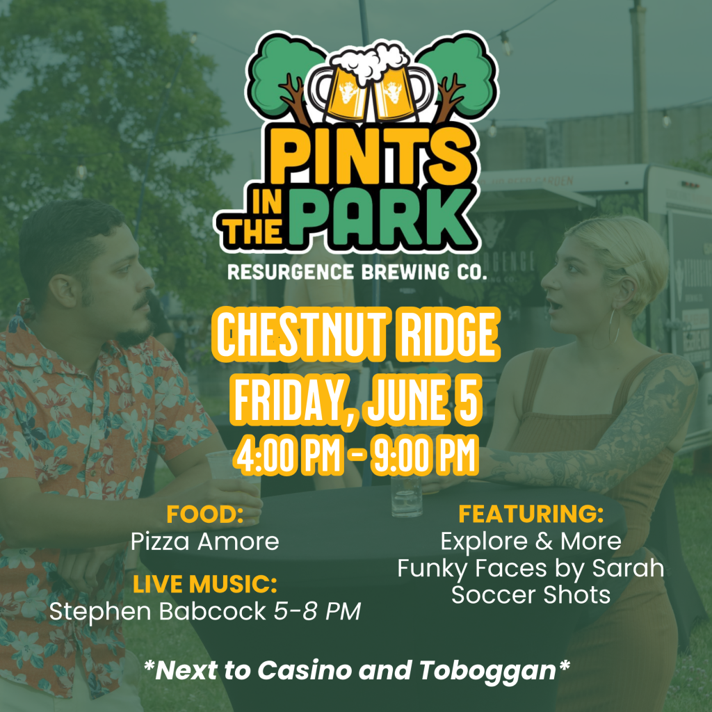 Pints In The Park at Chestnut Ridge Park June 5 2026