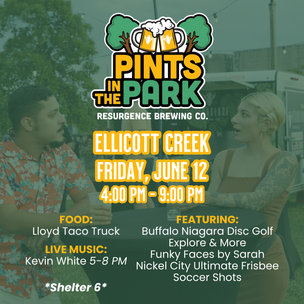 Pints in the park Ellicott Creek Park June 2 2026