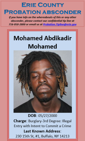 Probation Absconder Mohamed Abdikadir Mohamed