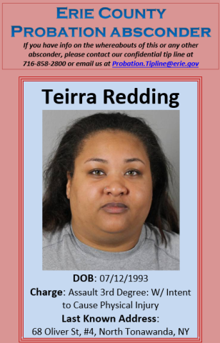 Probation Absconder Tierra Redding