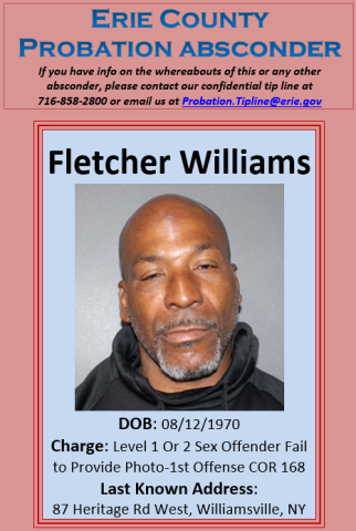 Probation Absconder Fletcher Williams