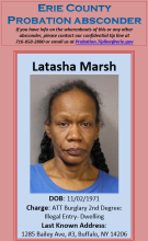 Probation Absconder Latasha Marsh