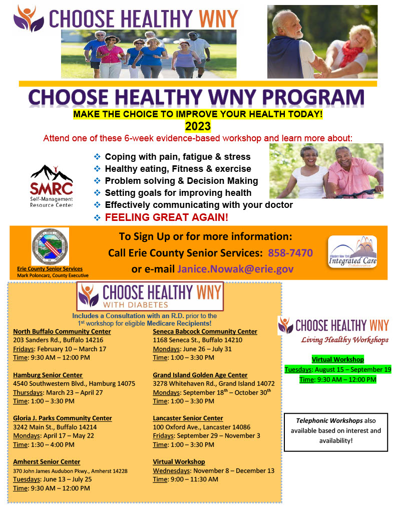Choose Healthy 2023 Workshops